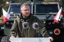 Andrzej Duda na Litwie o przesmyku suwalskim i pomocy sąsiadowi