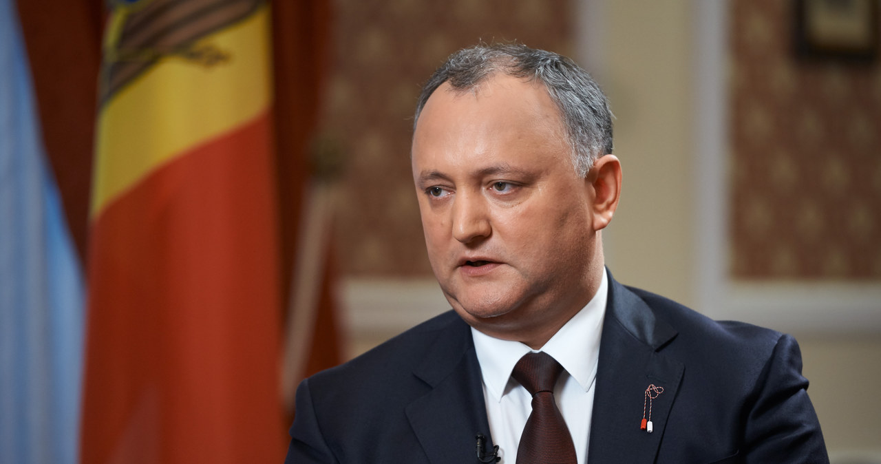 Były prezydent Mołdawii Igor Dodon usłyszał zarzuty