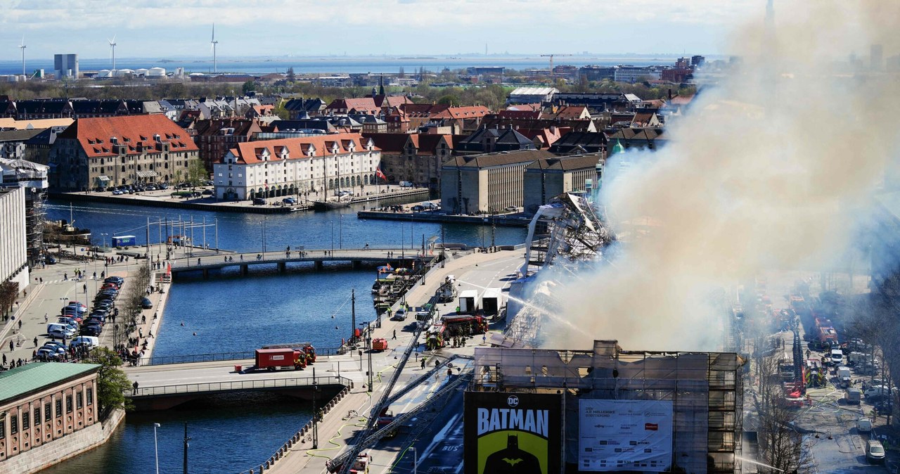 "Nasza Notre Dame". Ogień strawił Starą Giełdę w Kopenhadze