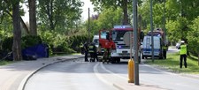 Śmierć trzech osób w Wilanowie. Bmw spłonęło po uderzeniu w drzewo